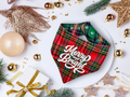 "Merry and Bright" Reversible Dog Bandana