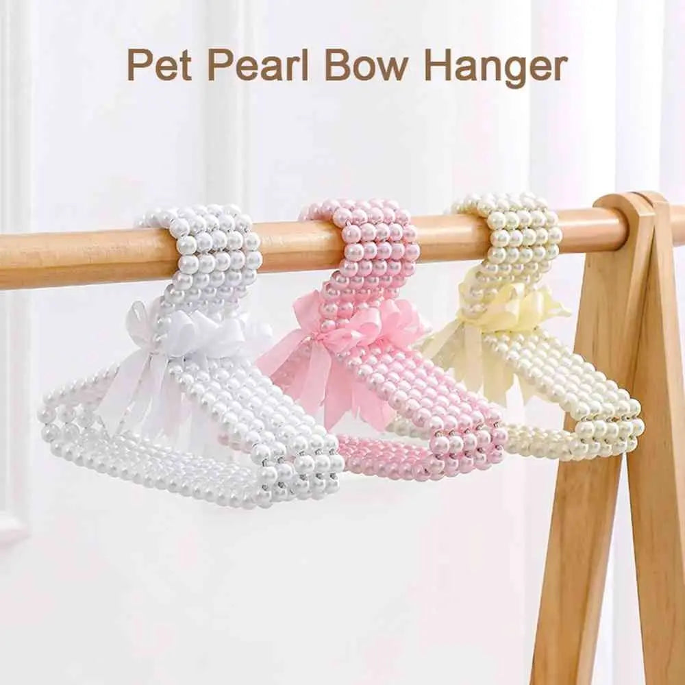 Pearl Pet Clothes Hanger – Portable Universal Wardrobe Organizer for Dogs & Cats