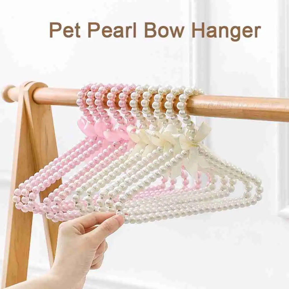 Pearl Pet Clothes Hanger – Portable Universal Wardrobe Organizer for Dogs & Cats
